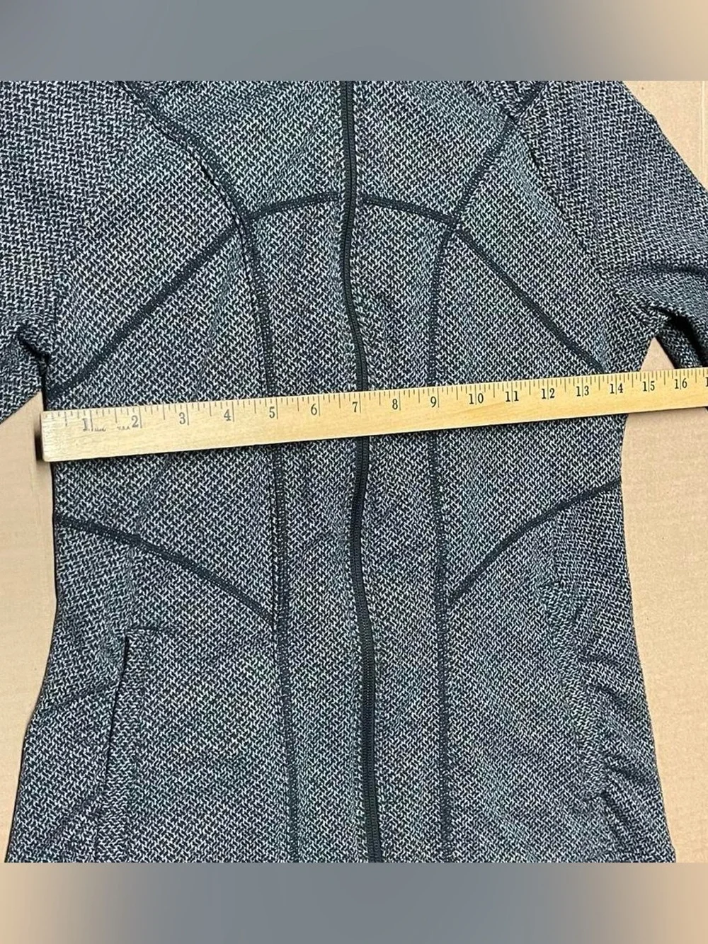 Athleta Gray Knit Full Zip Up Hoodie Sweatshirt Women's Size XS Workout Active